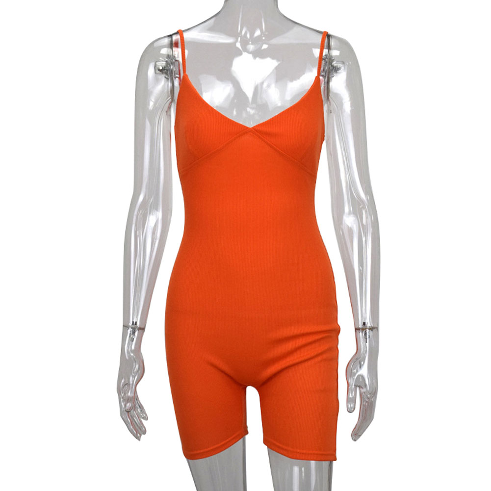 Nuevo Pantalón Corto Naranja Mameluco Boutique Mono S M L XL 2X Plus curvas EE UU envío rápido