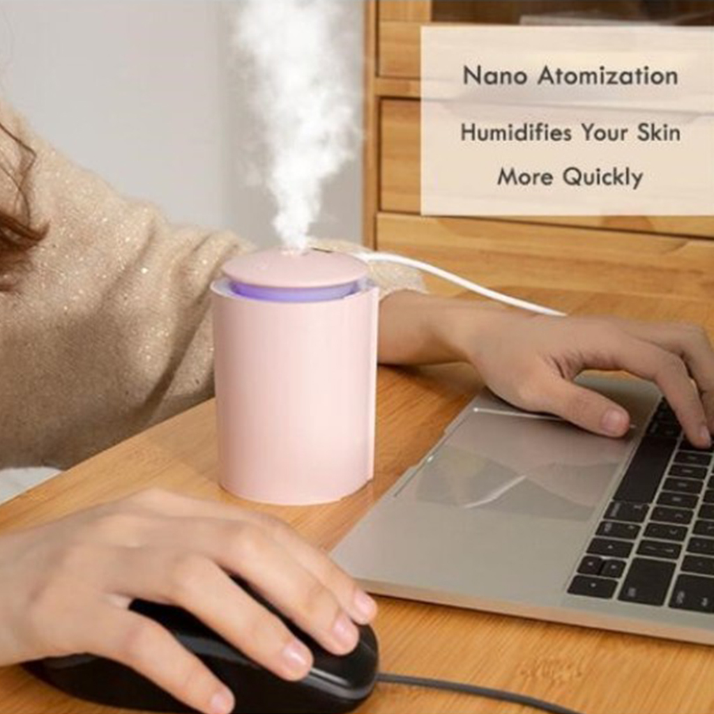 USB Essential Oil Diffuser Air Humidifier 260ml Tank for Bedrooms, Baby Rooms, Yoga Room