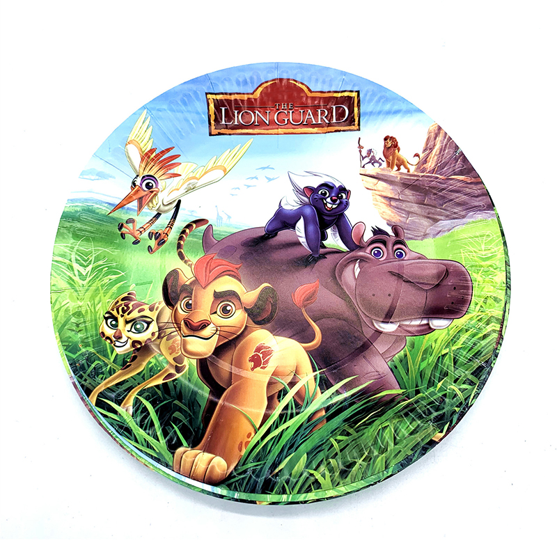 Lion Guard Theme Party Decoration Lion King Simba Tableware Paper
