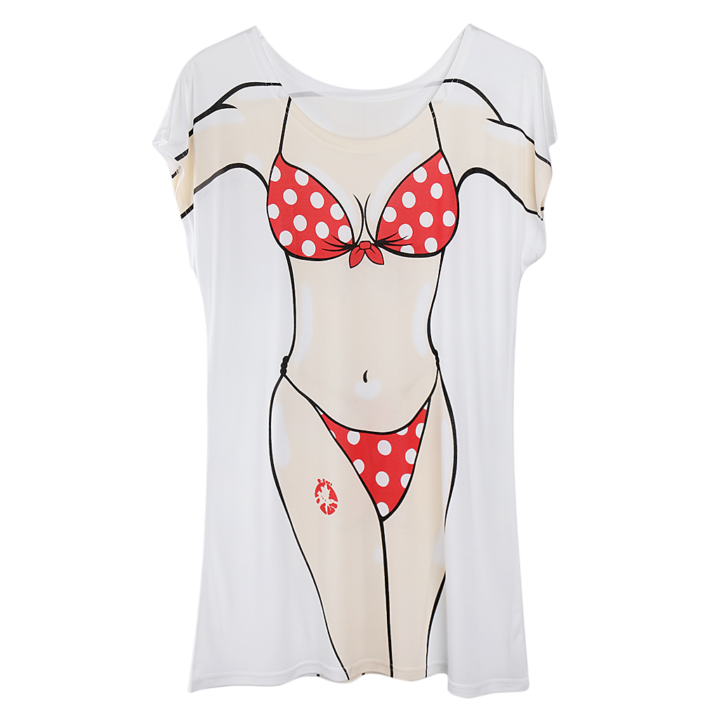 Novelty Young Girl 3d Print T-shirt Women's Fashion Cover-Ups Swimwear Bikini Hen Night Pajama Oversize T-Shirt Tee Novelty Young Girl 3d Print T-shirt Women's Fashion Cover-Ups Swimwear Bikini Hen Night Pajama Oversize T-Shirt Tee