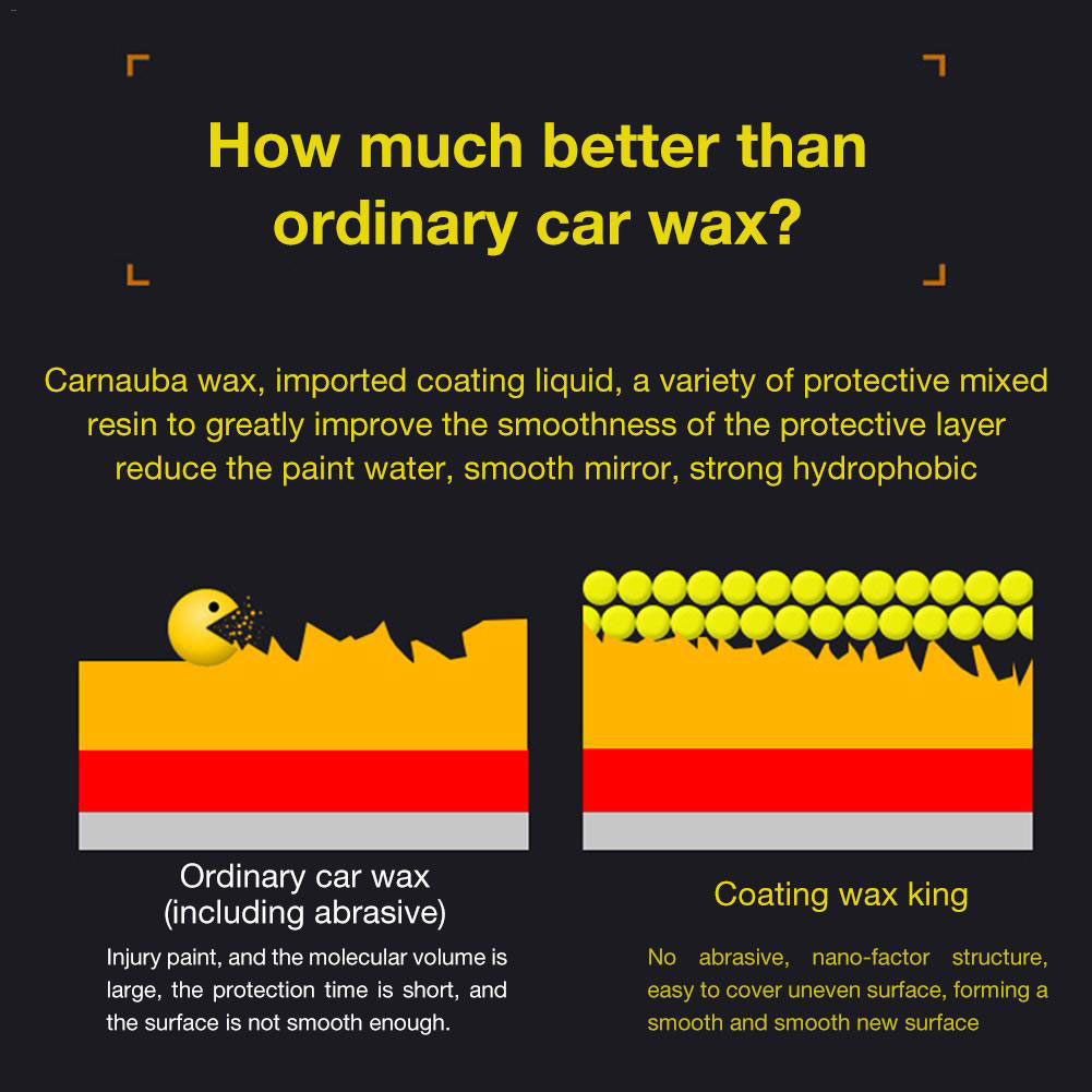 spread the product evenly on the painted surface with a waxing