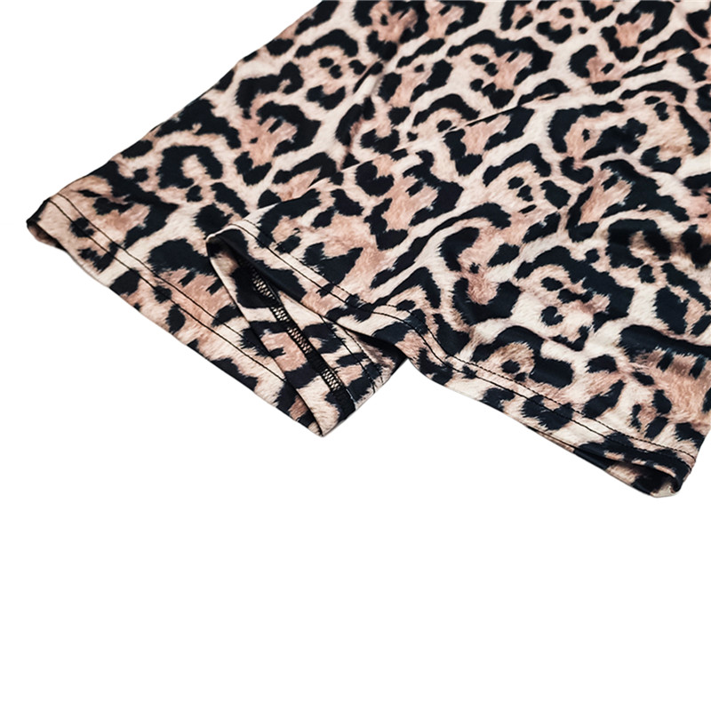 Home Decor - Sexy Leopard Print Maxi Dress