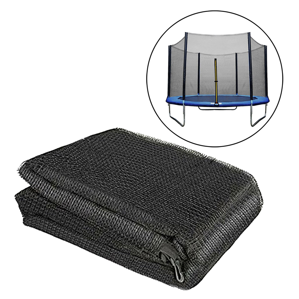 10ft Trampoline Safety Net PE 6-Pole Enclosure Bounce Bed Mesh Protector Netting 