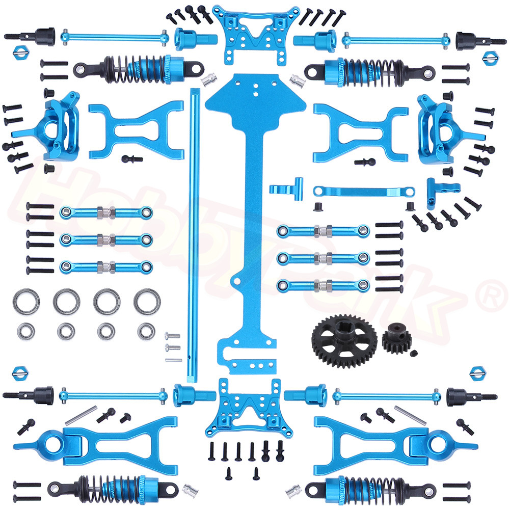 R Dogbone nel Metallo A959-07 per A949 A959 A969 K929 Himoto E18 Spino HSP 1:18 RC Car Vaorwne 4 Pezzi per WLtoys A979 Aggiornamento Parti F