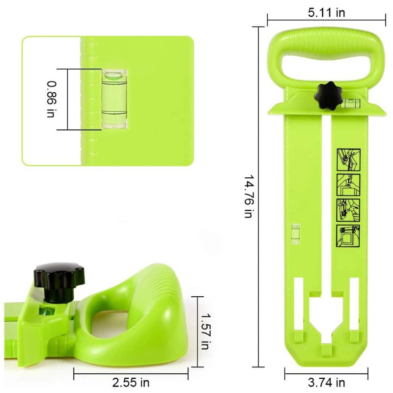 Picture Hanger Photo Frame Level Ruler Multifunction Wall Hanging Tool
