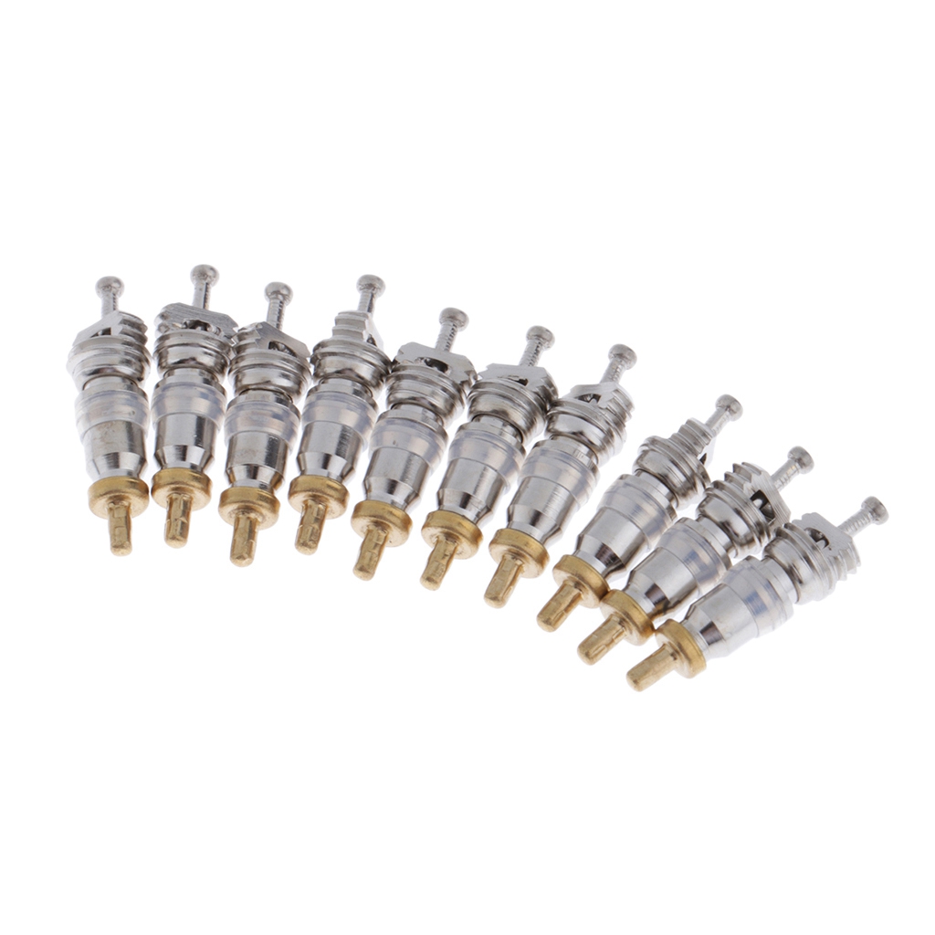 Description Picture 5 of item10Pcs R410 Brass Valve Cores Repl ement for   & Refrigeration