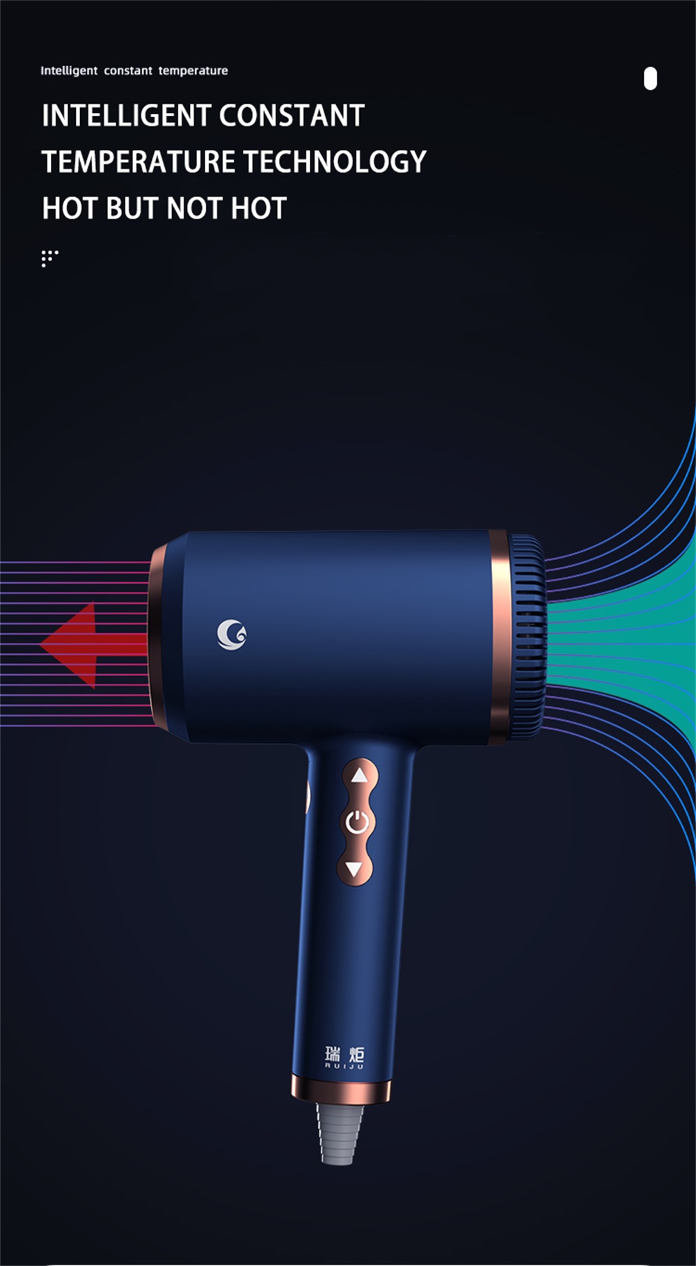 BLH01D Smart Frequency Conversion Hair Dryer Household Hair Styling