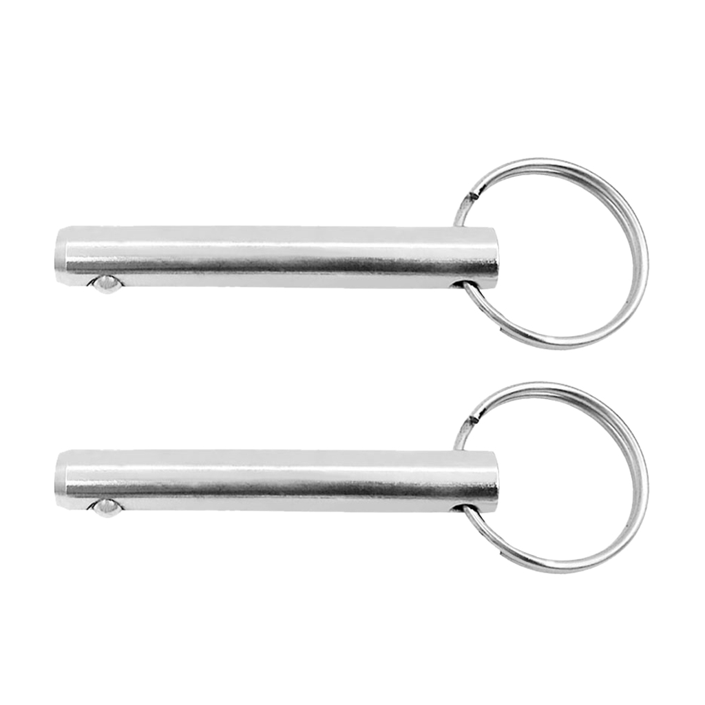 2 Pack Quick Release Pin Bimini Top Pins 3/8inch Diameter, 316