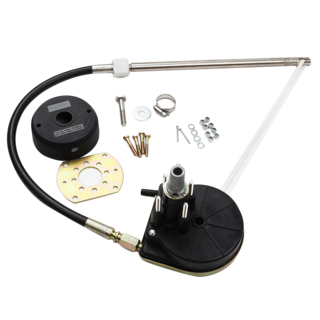 YK7 E mechanical Steering Kit Set, Marine Boat Steering Cable (12ft) Hardware AliExpress