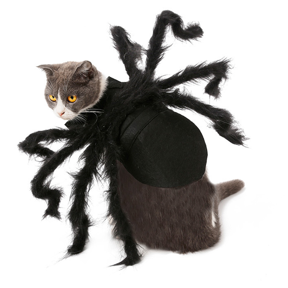 felt cloth spider pet costumes cat spider costume black puppy