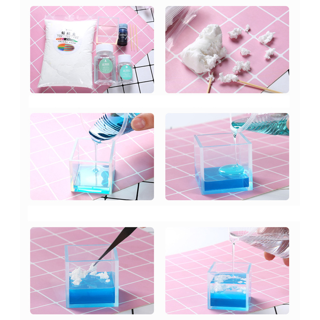 Description Picture 2 of item80g Hand Modeling Clay Air-Dry Non-Toxic Self-Hardening Clay Mold Making, White