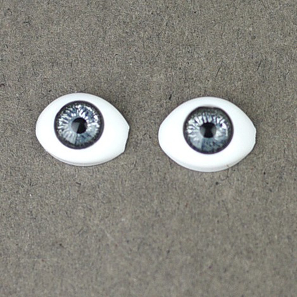 Nice 8mm Blue Iris&Black Pupil Glass Eyes for DOD DZ BJD Dollfie 
