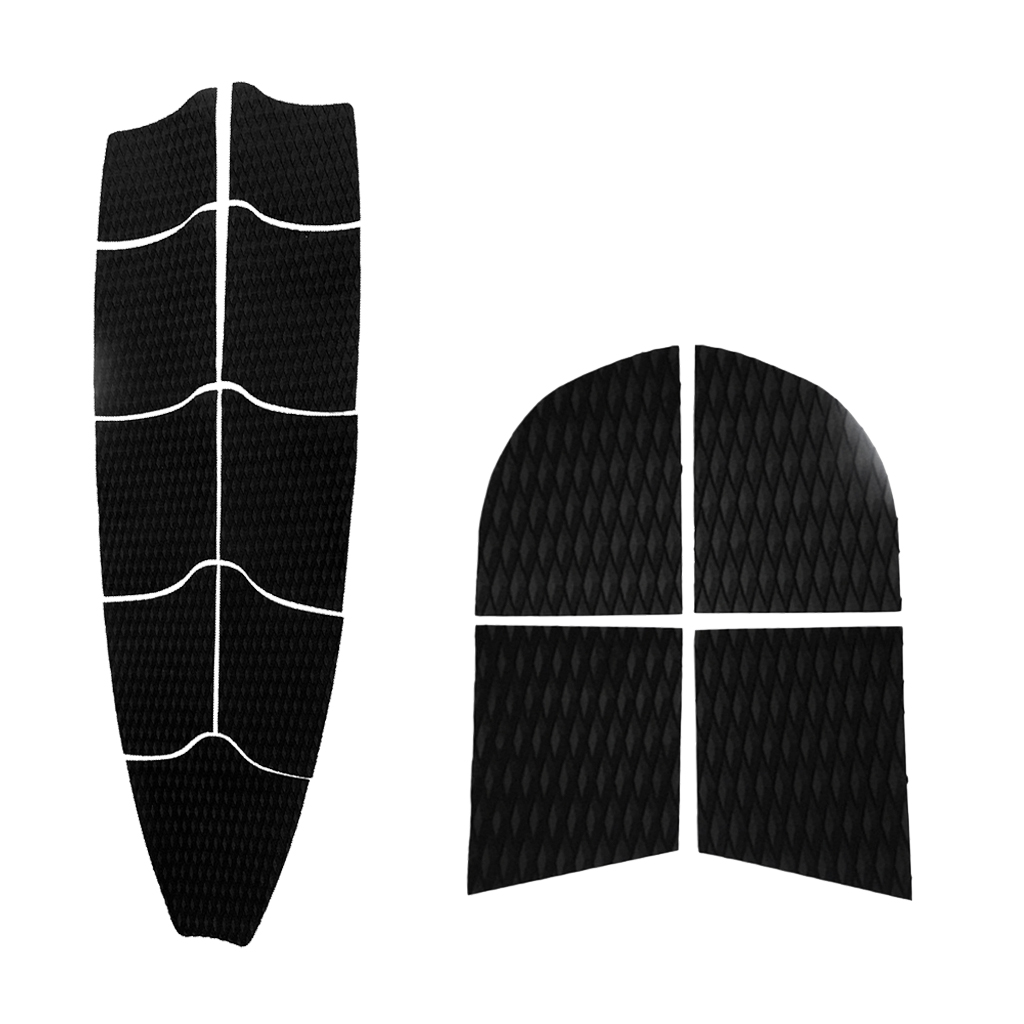 Black EVA Dog Traction Pad Deck Grip Surfboard SUP Longboard DIY Accessories 