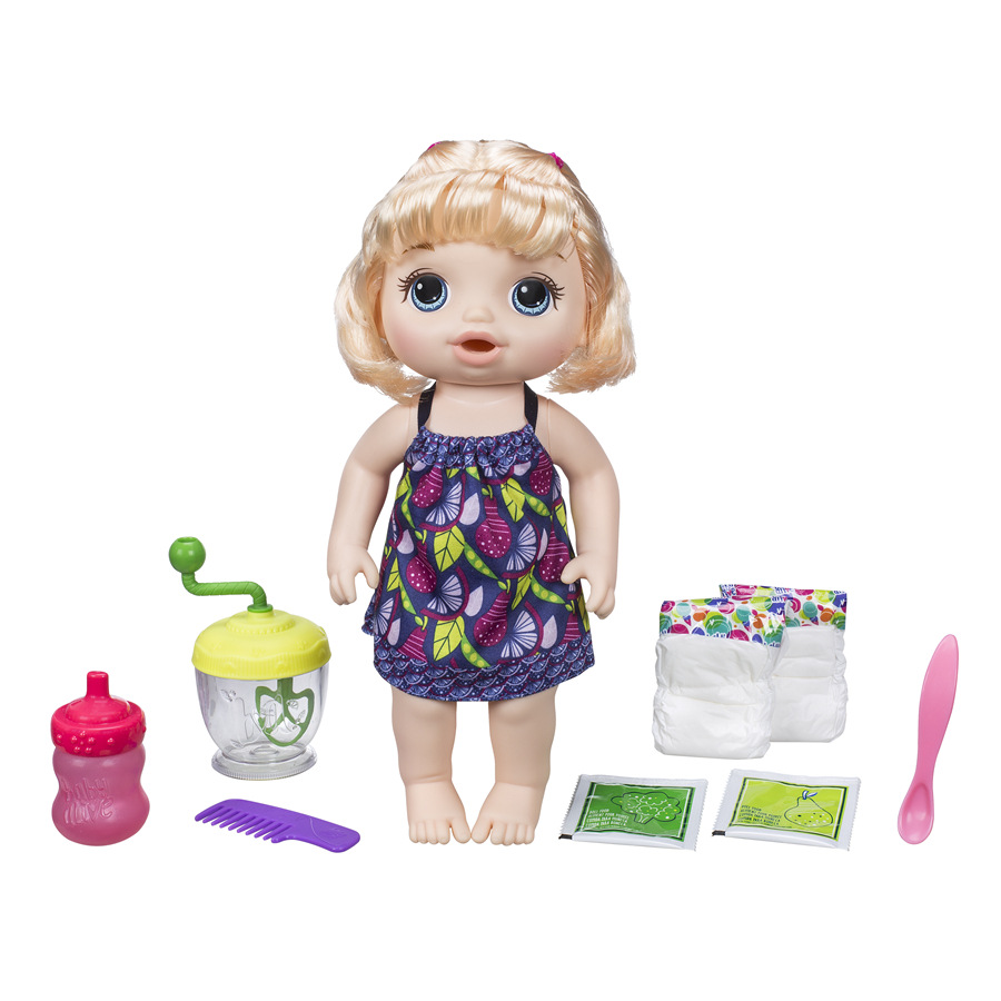 baby alive eating doll