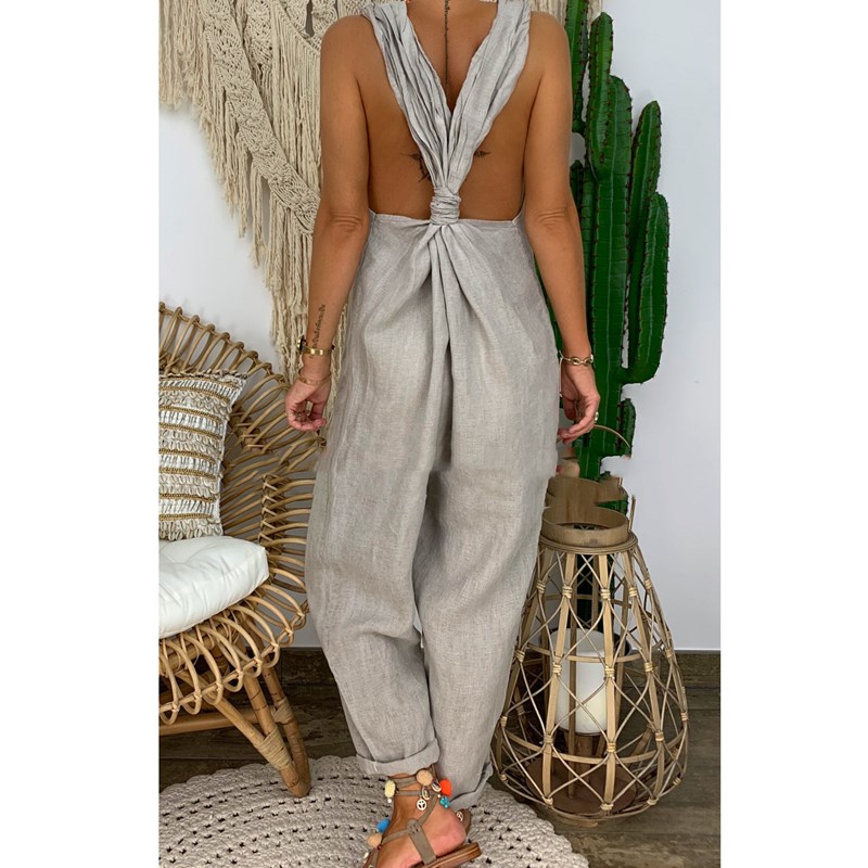loose linen jumpsuit