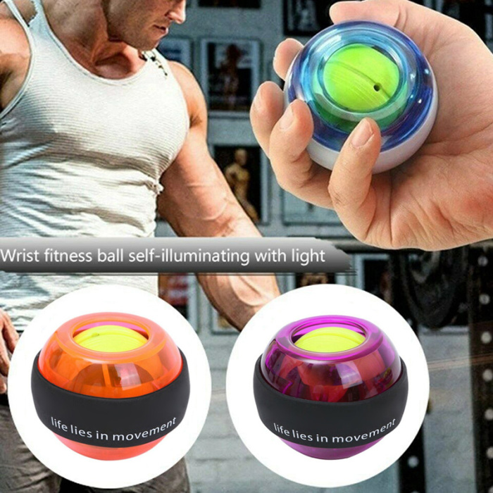 led gyroscope ball wrist ball trainer relax gyro