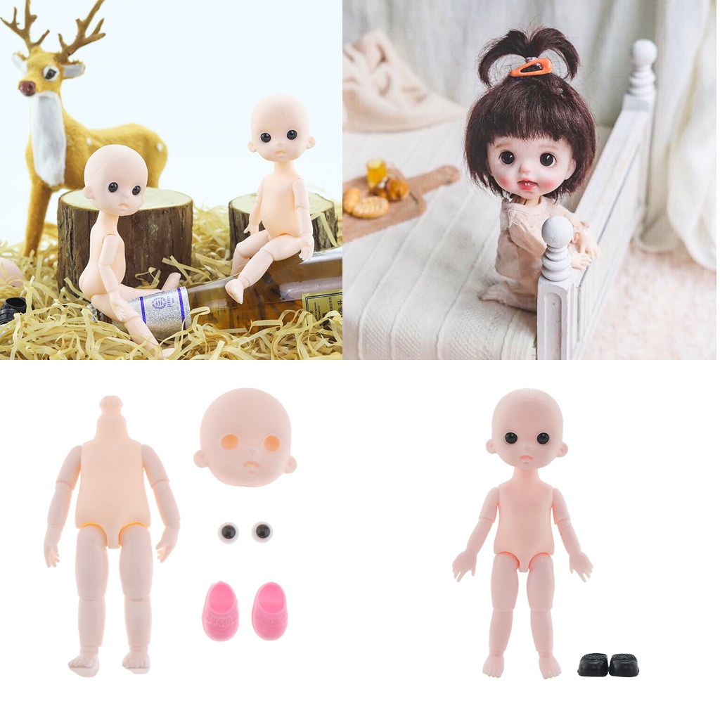 Plastic 1/4 Doll Articulated Hands for MSD 16inch Dolls Body Accessories