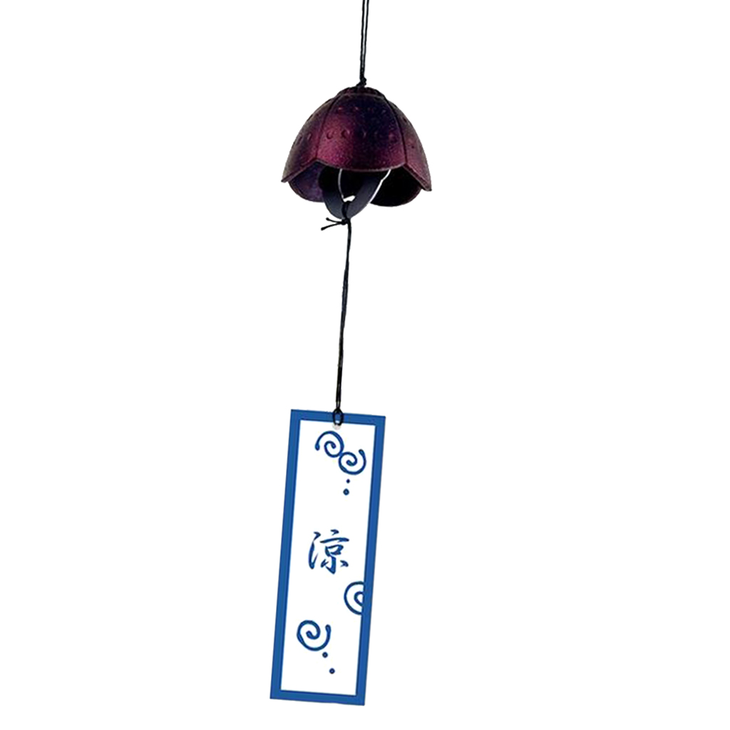 Japanese Furin Style Cast Iron Wind Chimes for Patio Garden Decoration - 20 Styles