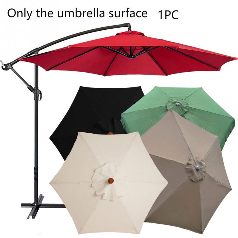 parasol de table de march/é auvent de rechange beige KHBNHJ Tissu de rechange pour parasol de jardin housse pour parasol de terrasse 2 /× 3 m