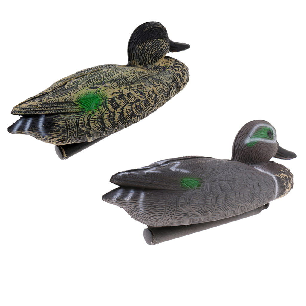 Description Picture 4 of item2 x Lifelike Duck Floating Hunting Shooting Drake Duck Decoy Garden Decor