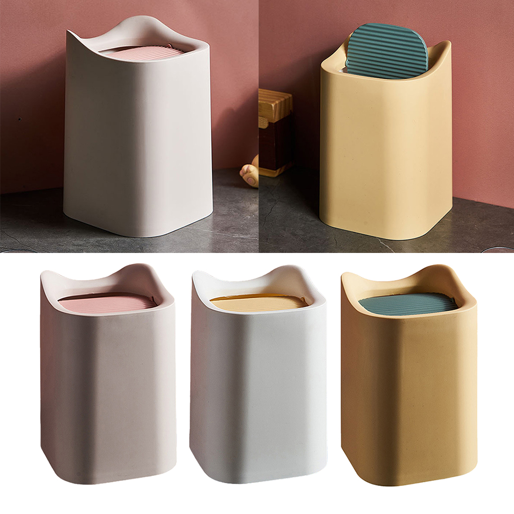 Details about   Creative Irregular Trash Can Waste Dustbin for Bedroom Living Room Office Small 