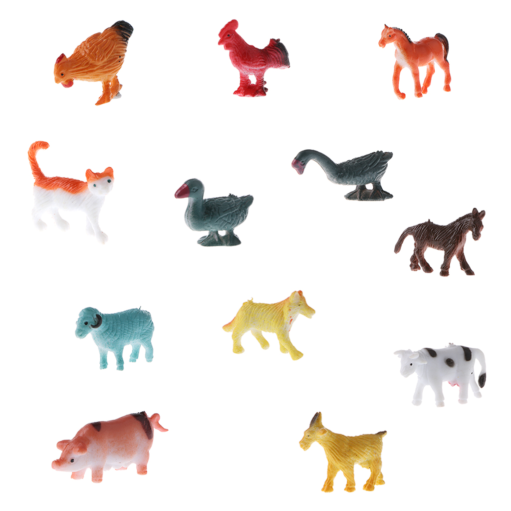 plastic farm animals