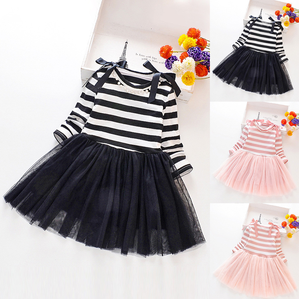 Camidy 1-6T Girls Princess Dresses Kids Short Sleeve Floral Print Tutu Mesh Dress