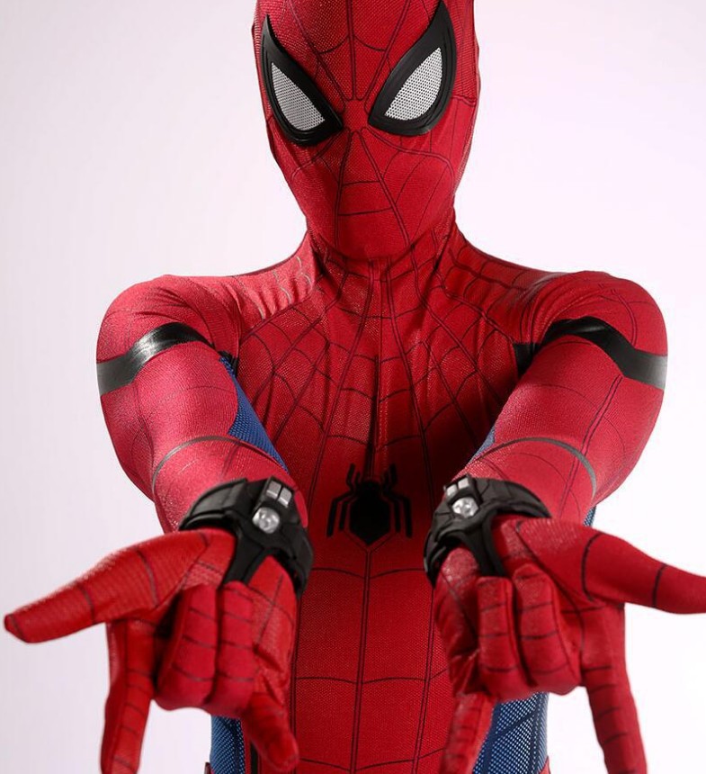 Nuevos juguetes de plástico Spider Man Cosplay Spiderman Glove 6 