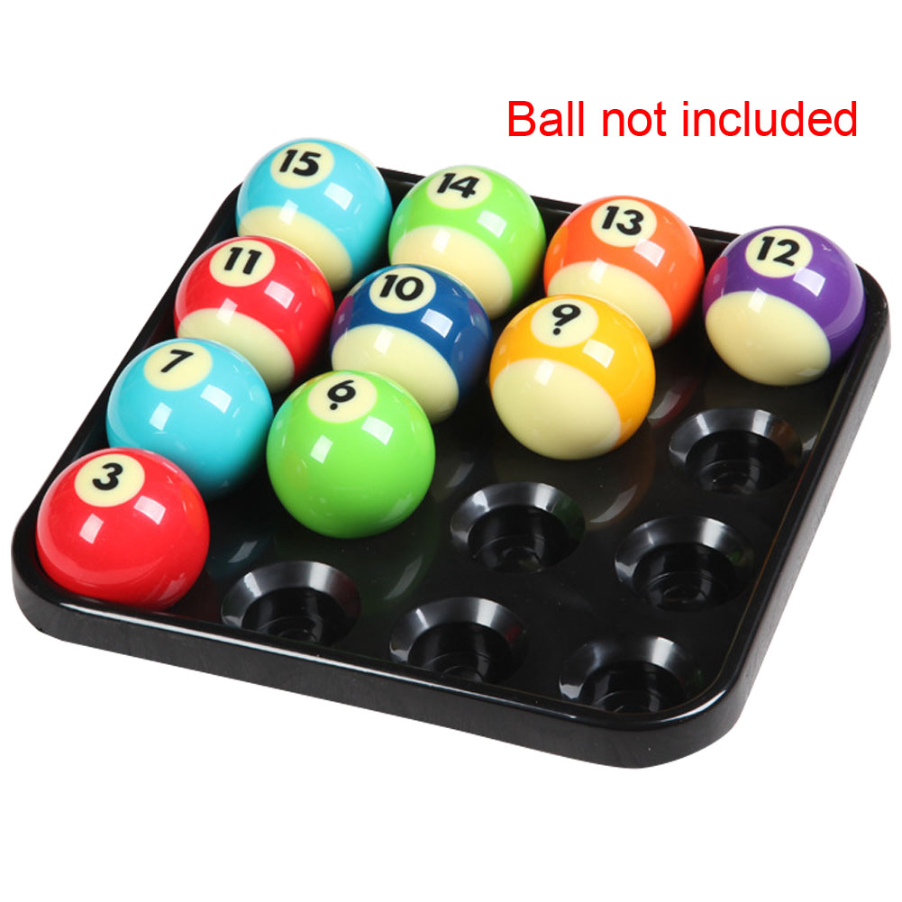 Regulation Size Full Set Billiard Pool Ball Tray Holds Indoor Accessories M0V9 