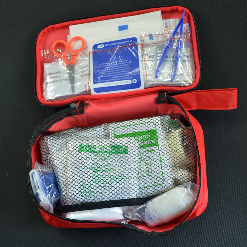 Description Picture 3 of item180 Pcs First Aid Kit For Medicines Outdoor Camping Portable Medical Bag Survival Handbag Emergency Kits Travel Set