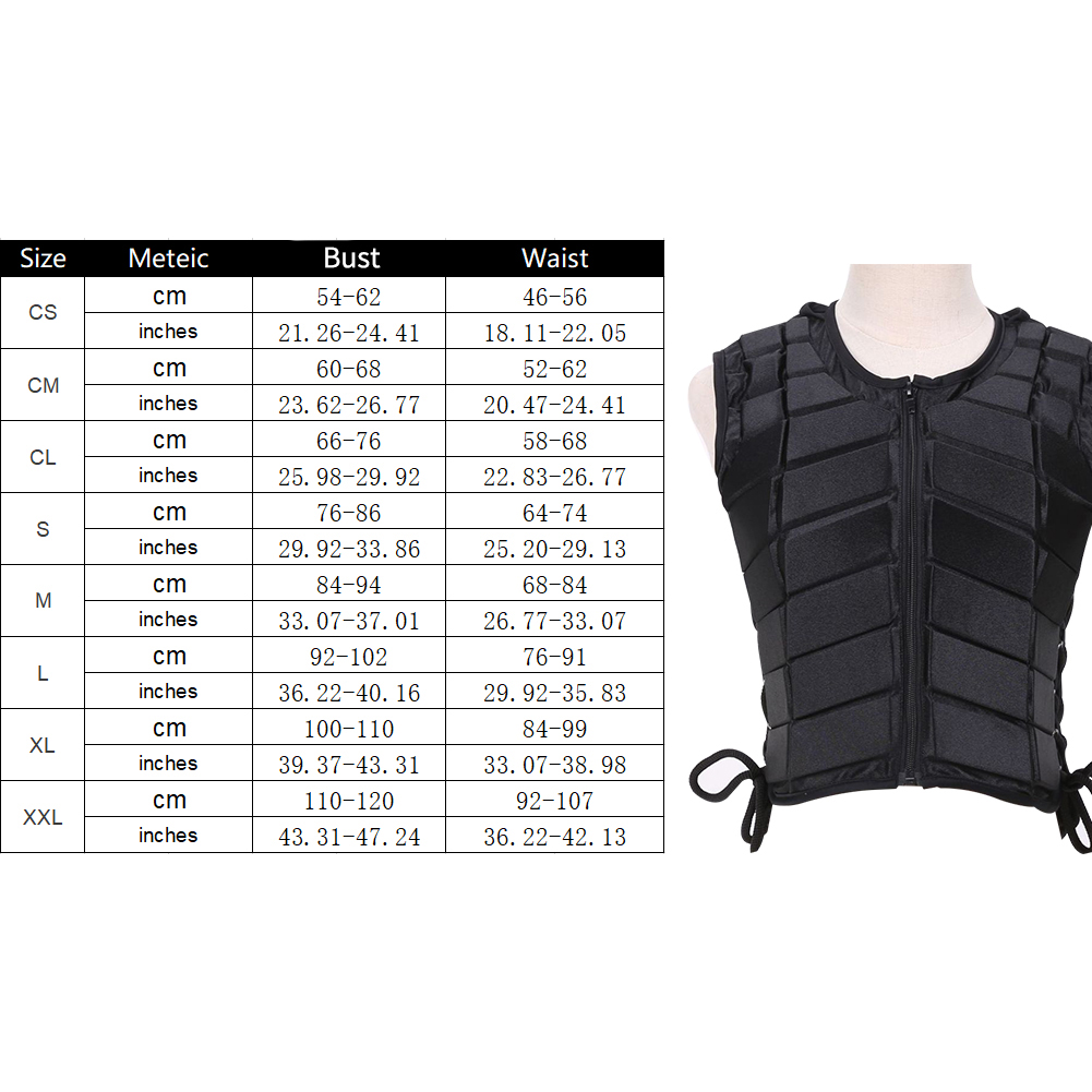 Body Protective Damping Sports EVA Padded Safety Vest Armor Horse Riding#2 UK Body Protective Damping Sports EVA Padded Safety Vest Armor Horse Riding#2 UK