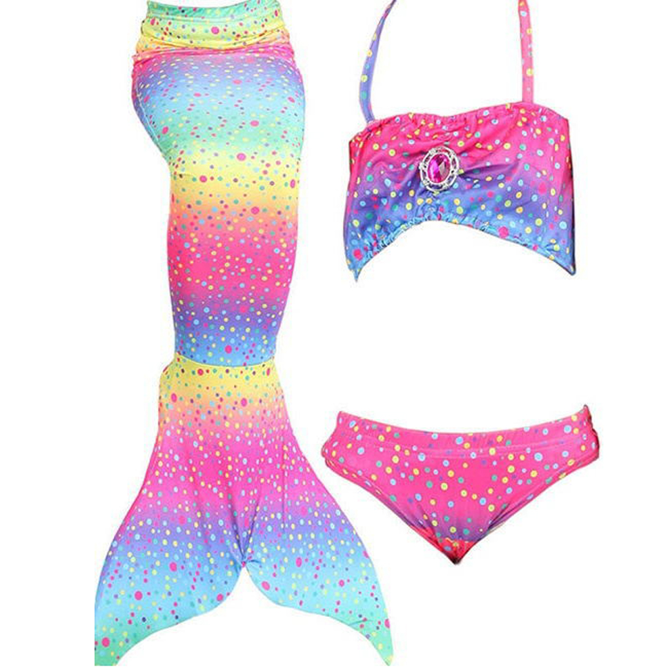 mermaid 3 piece swim set