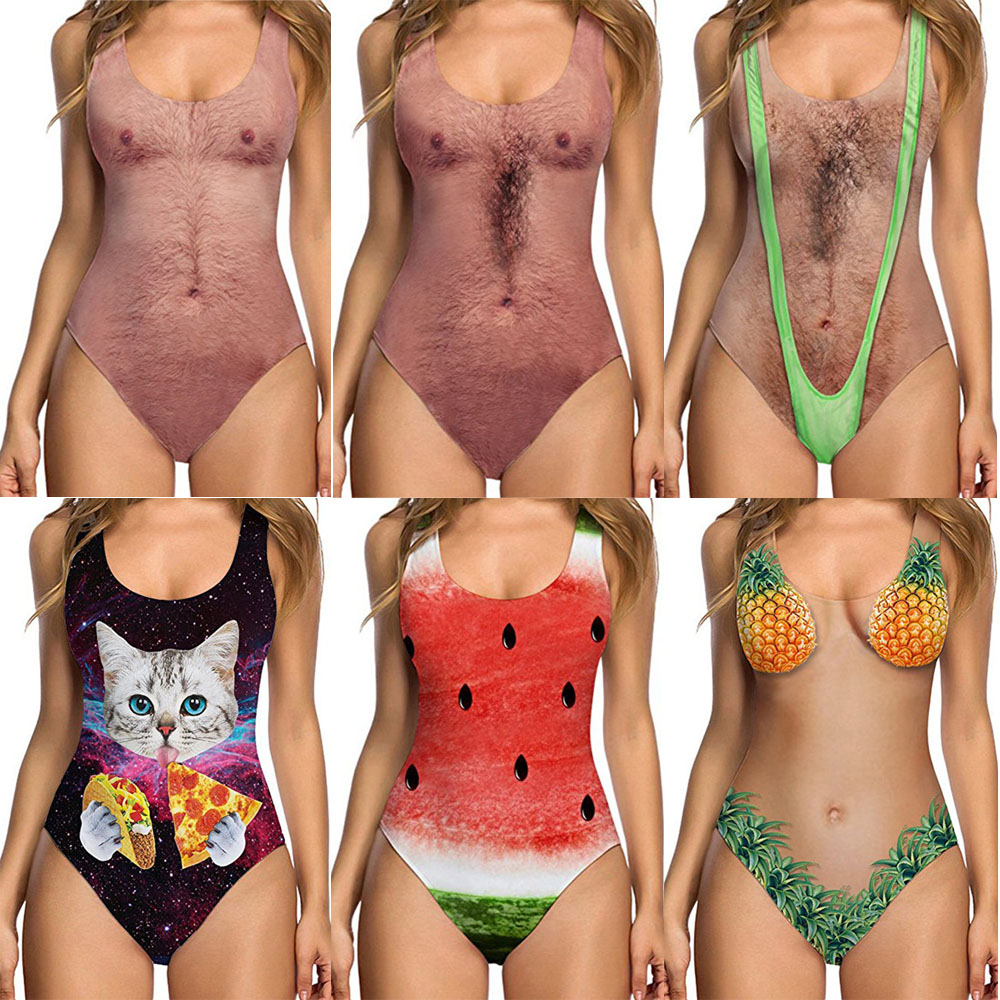 hairy man womens bathing suit