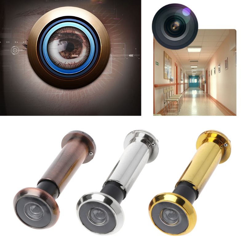 Description Picture 3 of itemNAIERDI Door Viewer 200 Degree Wide Angle Peephole Security Hidden Door Adjustable Glass Lens For Furniture Hardware Tools
