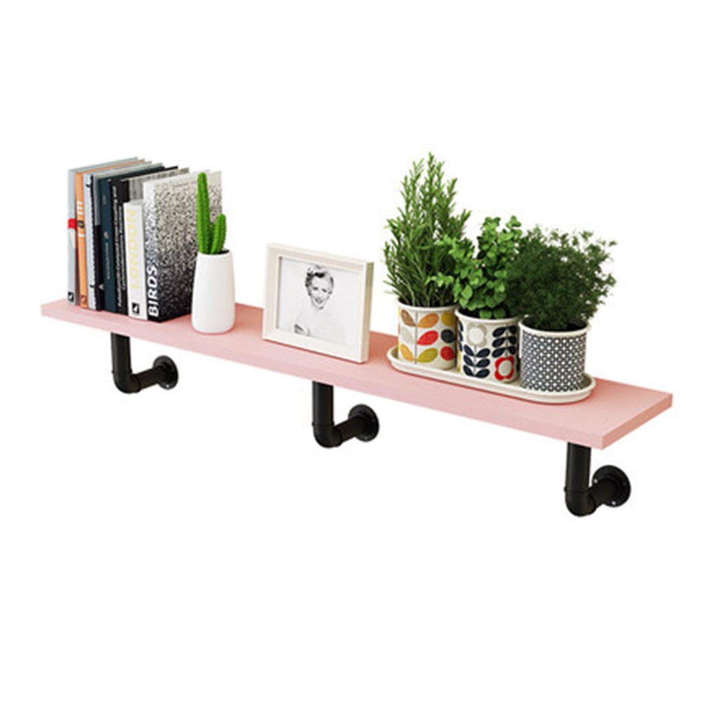 Soporte de pared de soporte L para tubería 2 uds., estante flotante