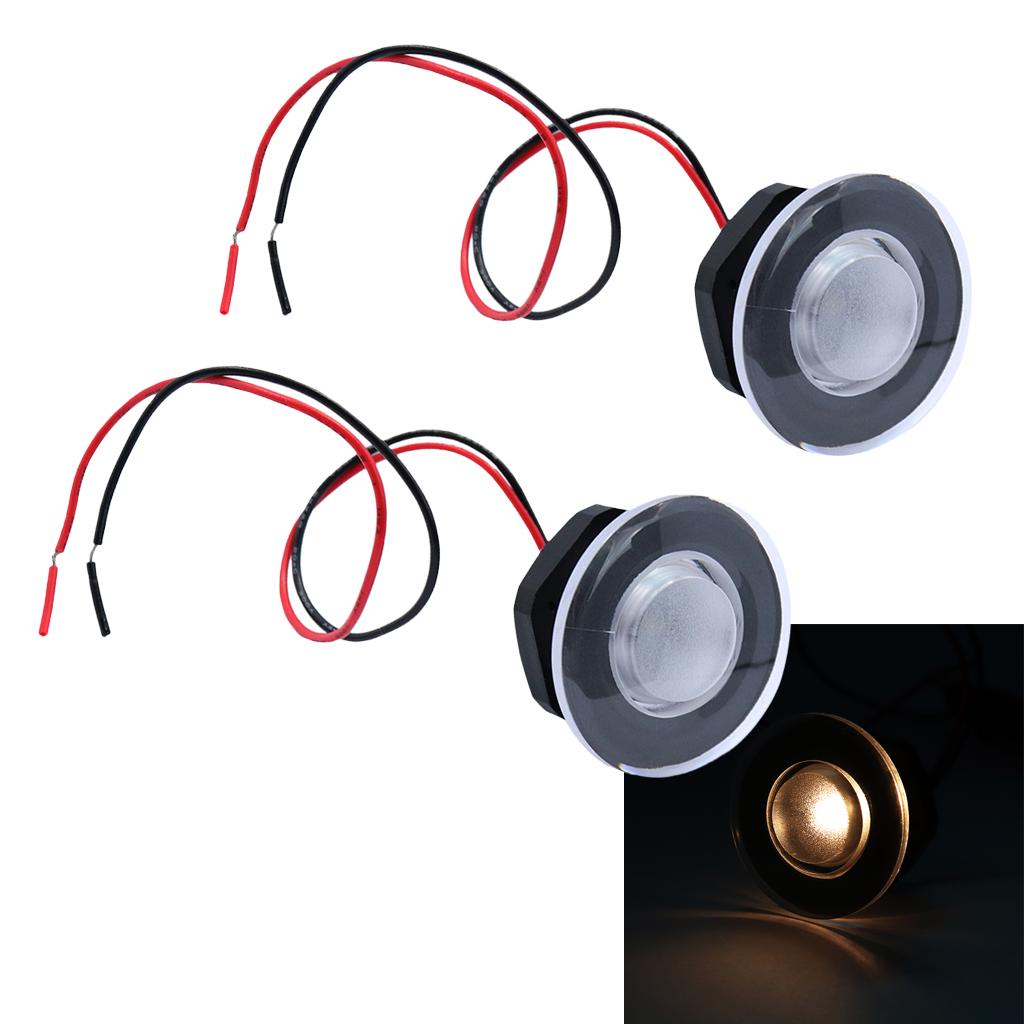 Warm White LED Boat Light Deck Step Stair Waterproof 12V Lights Marine