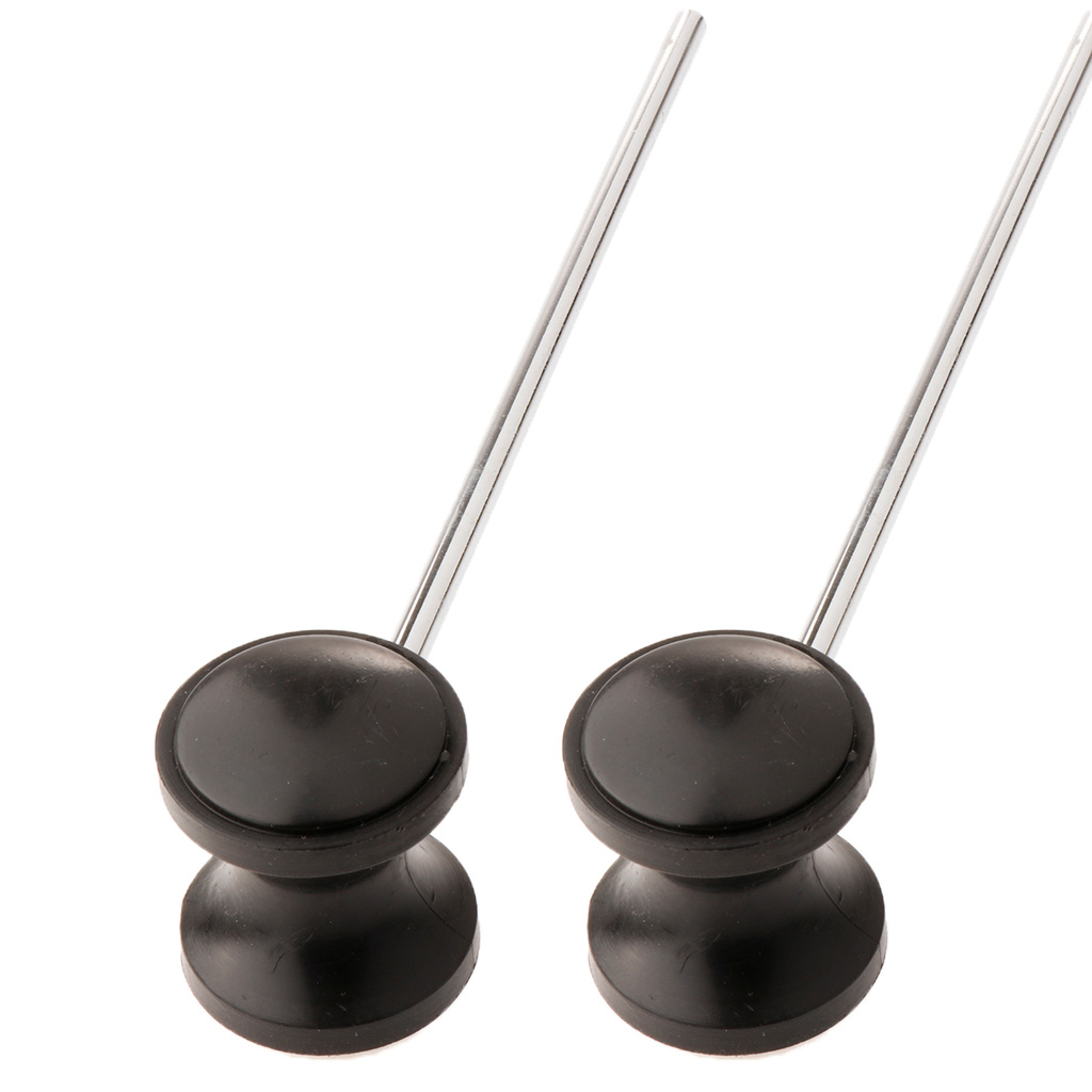 Description Picture 4 of item2pcs Bass Drum Hammer Kick Drum Foot Pedal Beater Mallet With Felt Head