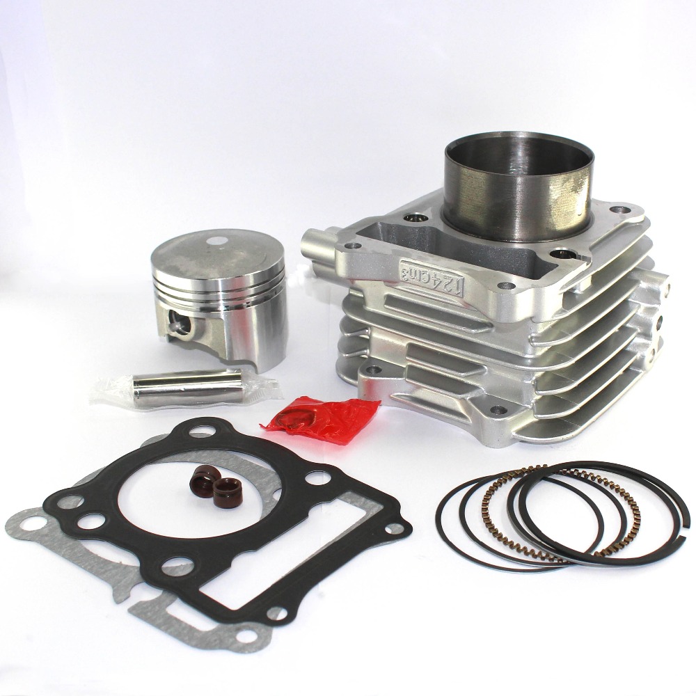 Piston kit with rings for BIG BORE Barrel Cylinder Kit GZ125 GN125 GS125 157FMI 