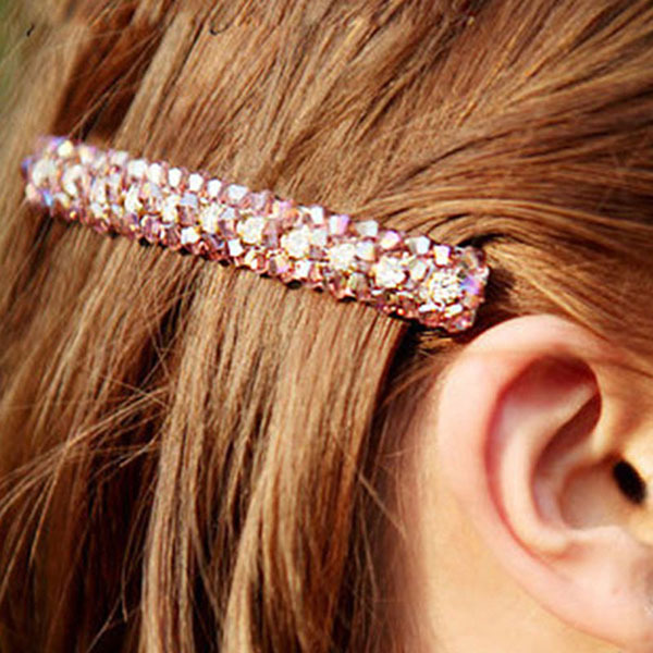 1 pcs women shining hair clips hairpins lady barrette hair