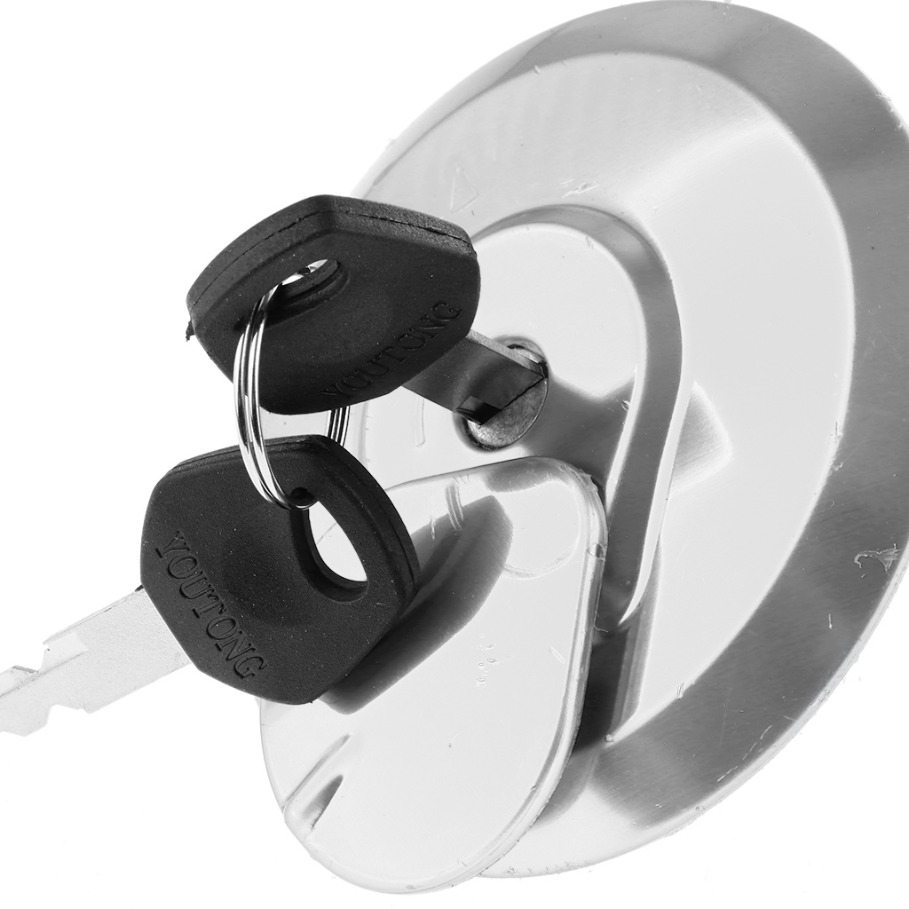 Motorrad Tankdeckel Für CG125 - Kraftstoff Tank Verschluss Silber