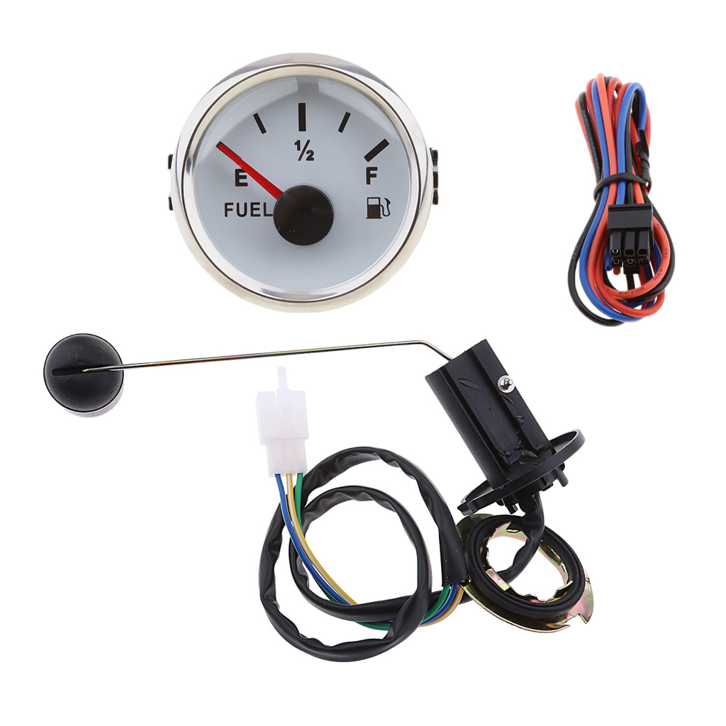 12V Universal 2inch 52mm Car Motorcycle Truck Electronic Fuel Gauge 0-566OHM