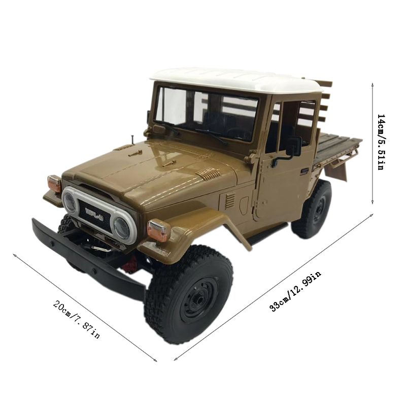 Details about   1:16 WPL C44KM 4-Wheel Drive 15km/h High Speed DIY Remote Control RC Car Kit 