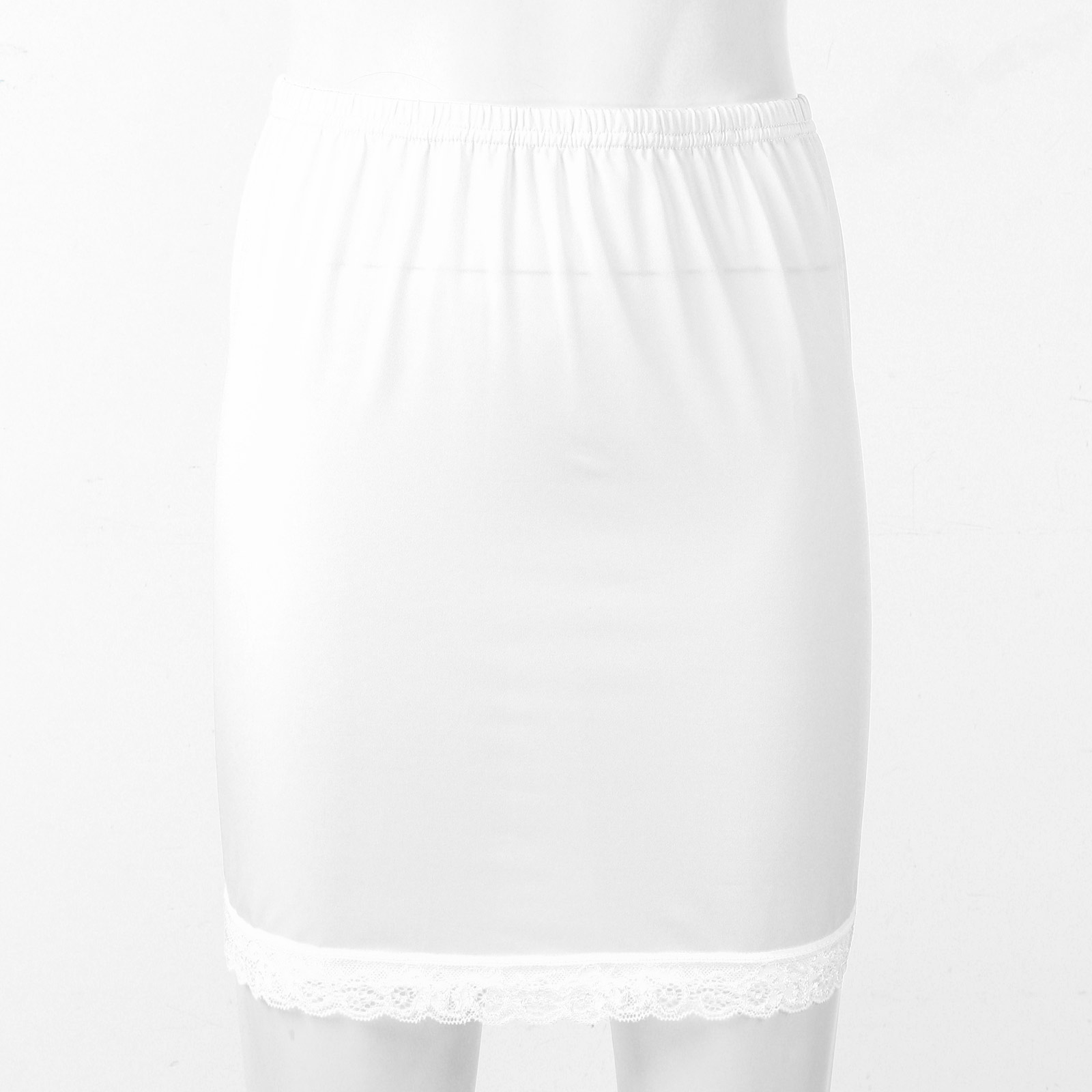 Description Picture 6 of itemWomen High Waist Half Slip Petticoat Skirts Girls Commuter Office Petticoat Skirt Ladies Wild Card A Line Underskirt Underdress