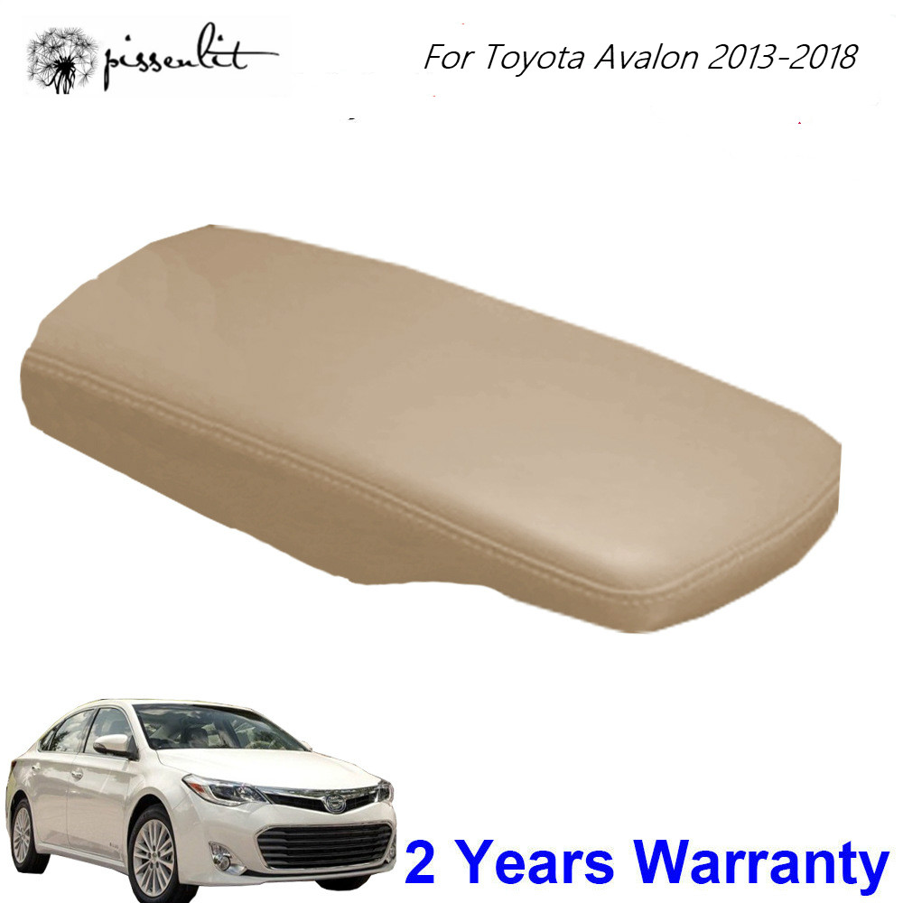 ROADFAR For Toyota Avalon 2013 2014 2015 2016 2017 2018 Center Console Lid Armrest Cover Skin Replacement fit for Brown