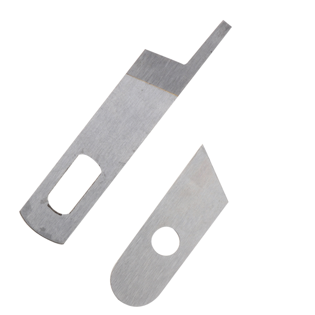 Description Picture 2 of item2Pcs Overlocker Upper Lower Knife Fits for Singer 14CG744 14CG754 14SH644 14SH654 14U544 14U554 14U555 14U557