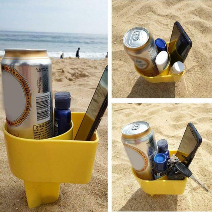 Keeps Beverages Sand for sale online South Beach Drink Phone Spike Holders Outdoor 
