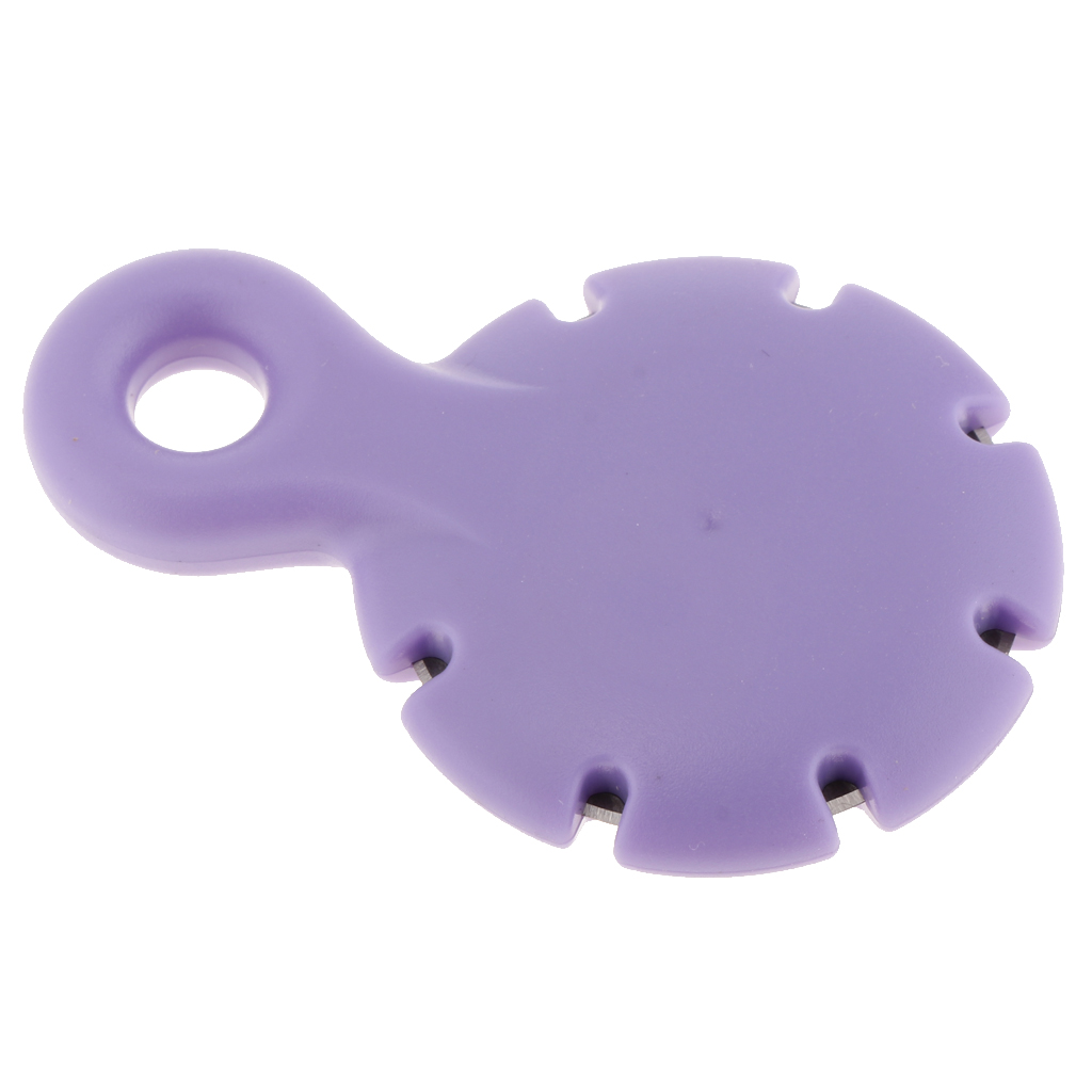 1 Piece Paper Edge Distresser Tool,Thread Cutter Pendant For Sewing (Purple)