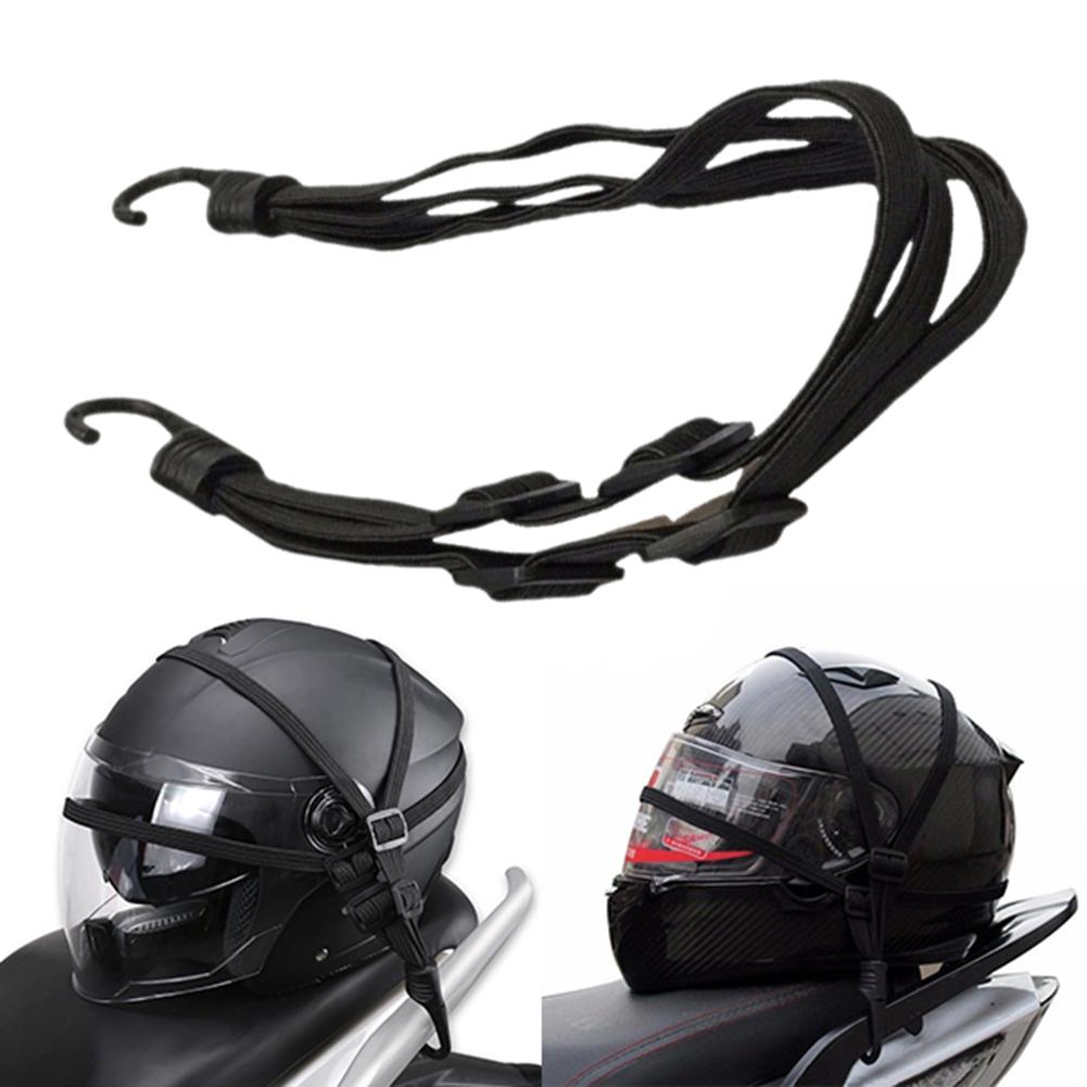 3PCS Red El/ástica Moto Equipajes Casco y Correa de Casco Cuerda Correa de Carga Moto Pulpo Motocicleta Bicicleta