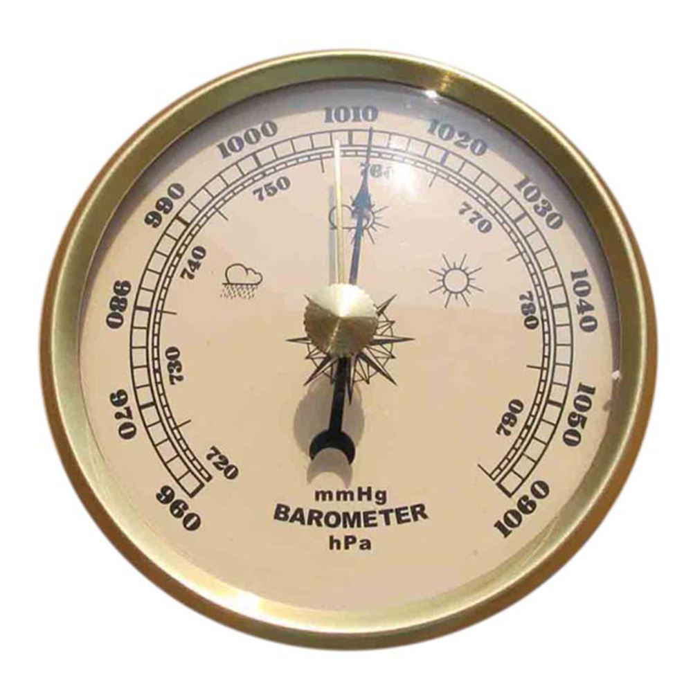 hygrometer metal analog wall hanging portable barometer