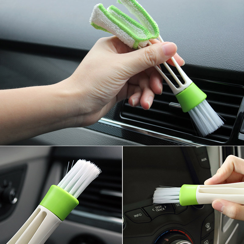 Portable Dust Cleaning Tool Car Air Vent Slit Cleaner Brush Blinds Brushes Hot 